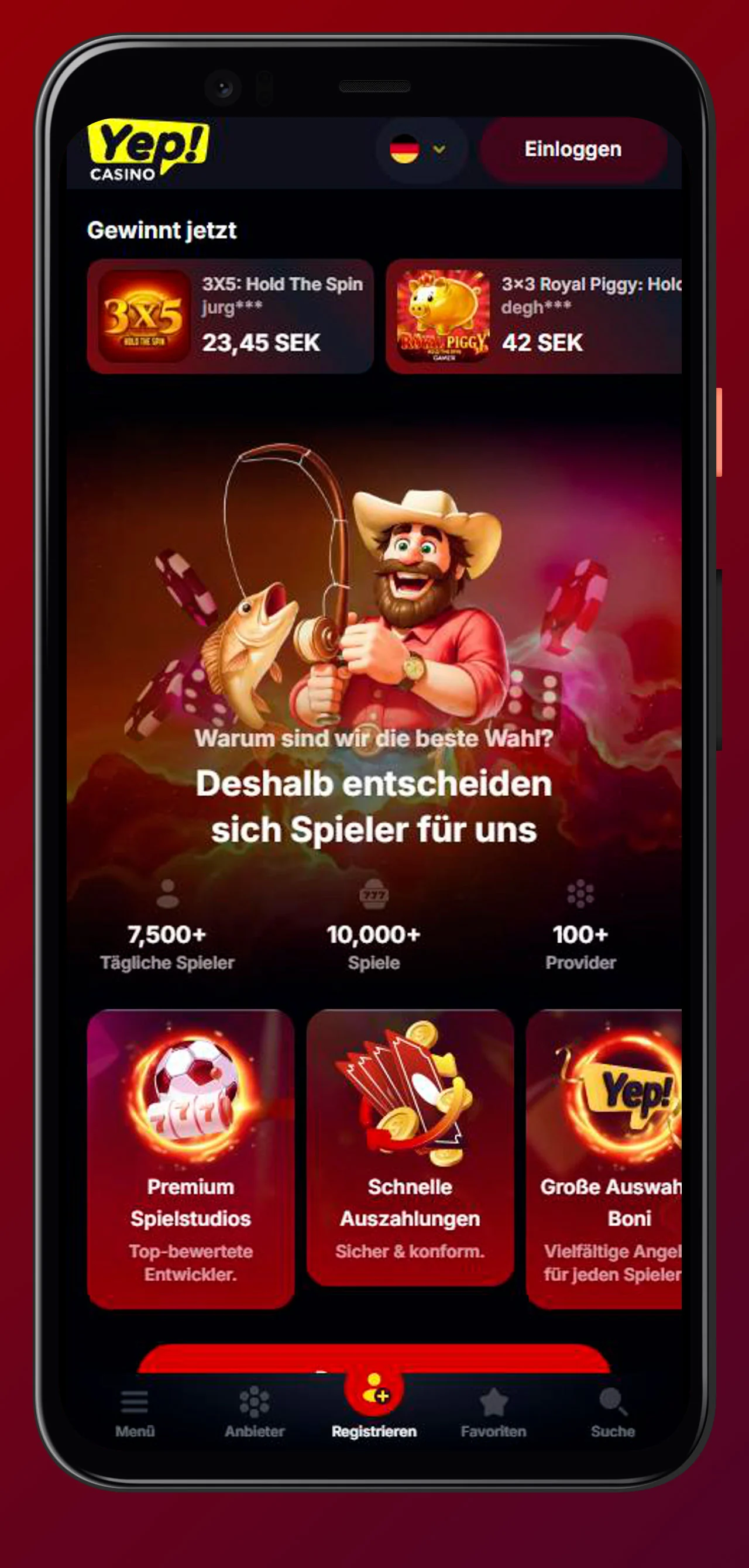 Yep Casino-App