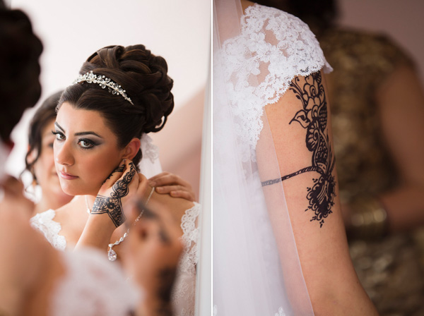 Hochzeitshappchen Braut Styling Mit Hennabemalung