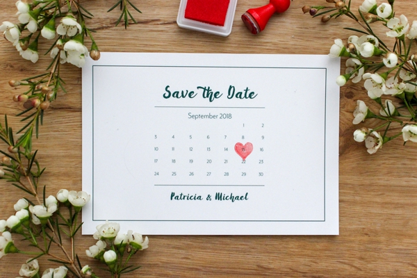 Easy Diy Save The Date Karten Mit Der Briefmarke Individuell Der Deutschen Post Evetichwill De